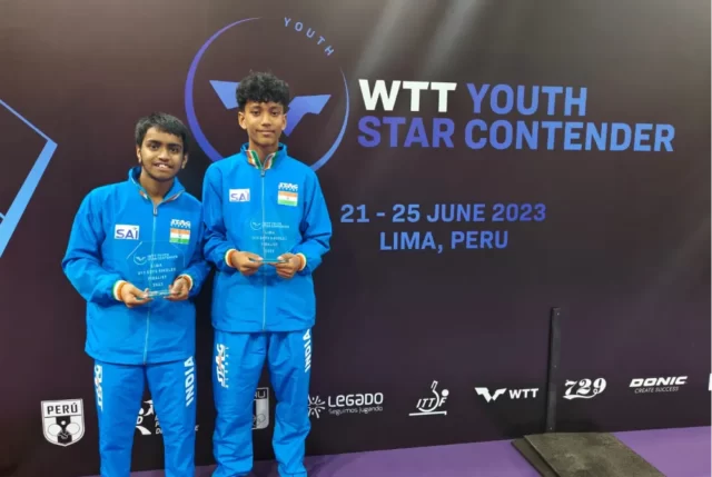 Smashers KTTN representing Indian for WTT Youth Star Contender 2023